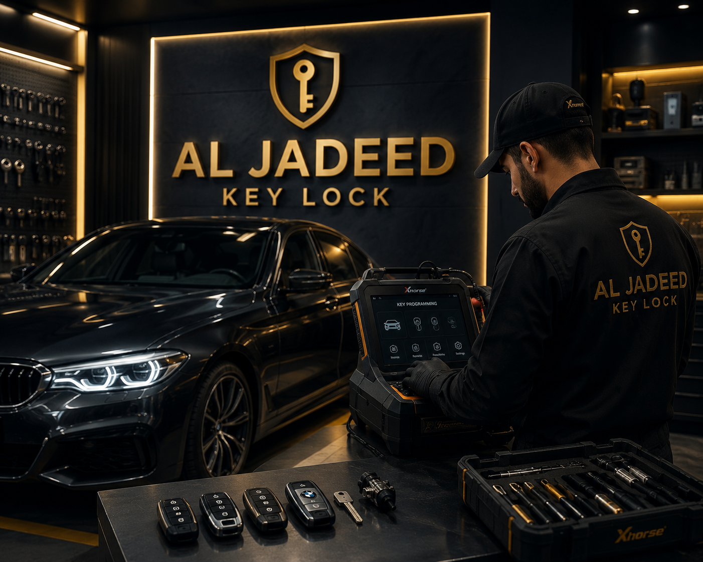Professional mobile car locksmith service in Dubai